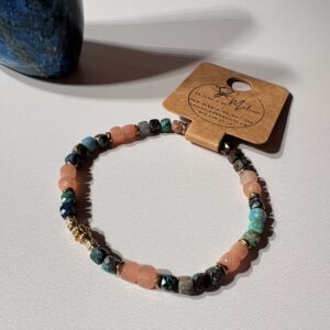 Bracelet Pierre de Lune – Chrysocolle